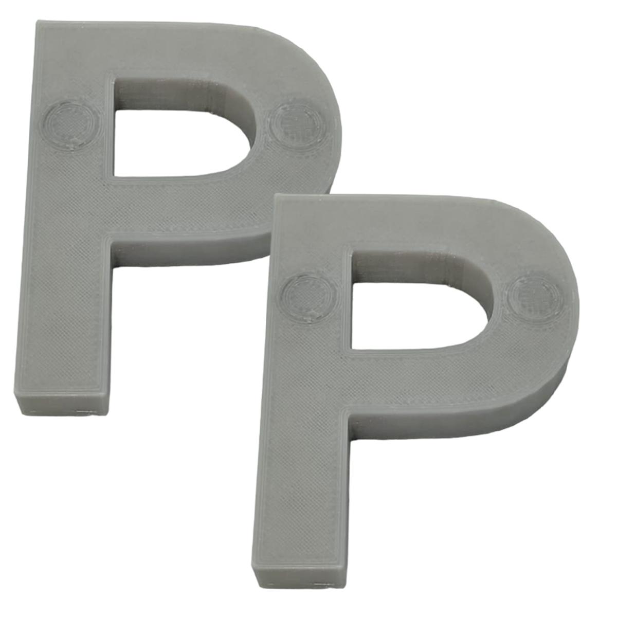 Foto 1 | Letra 3d Art Mxafy-114 2 Piezas Grises