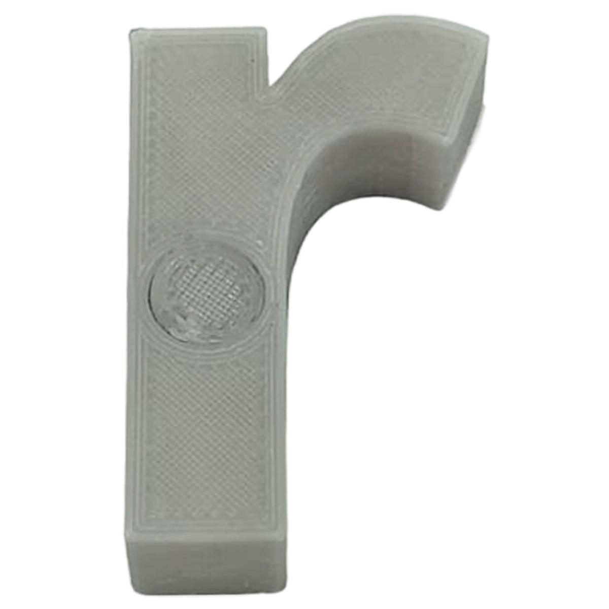 Letra 3d Art Mxafy-123 1 Pieza Gris