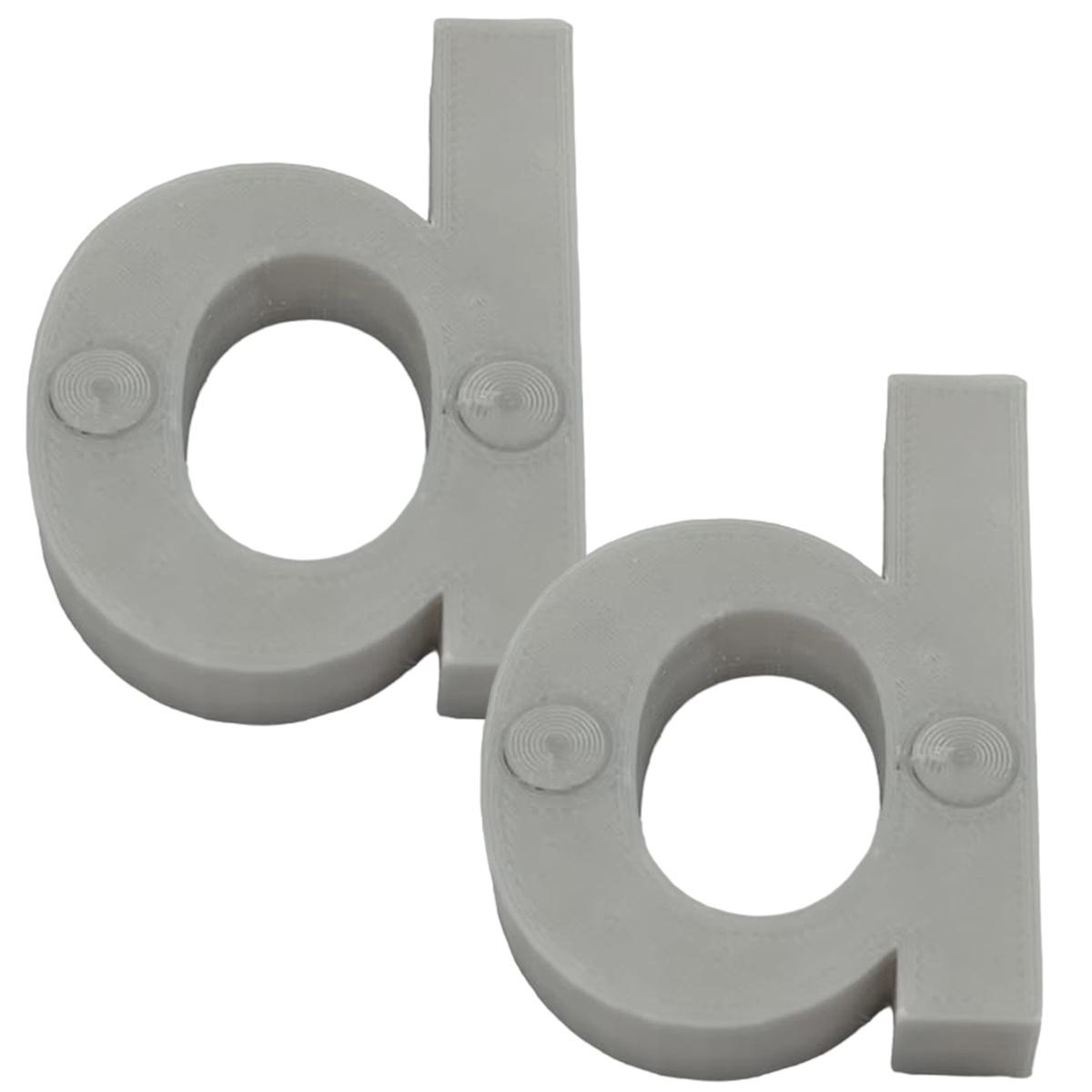 Diseño Tridimensional De Educación3d Art Mxafy-028 2 Piezas Gris
