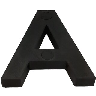 Foto 1 | Letras 3D Art Mxafb-001 1 Pieza Negro