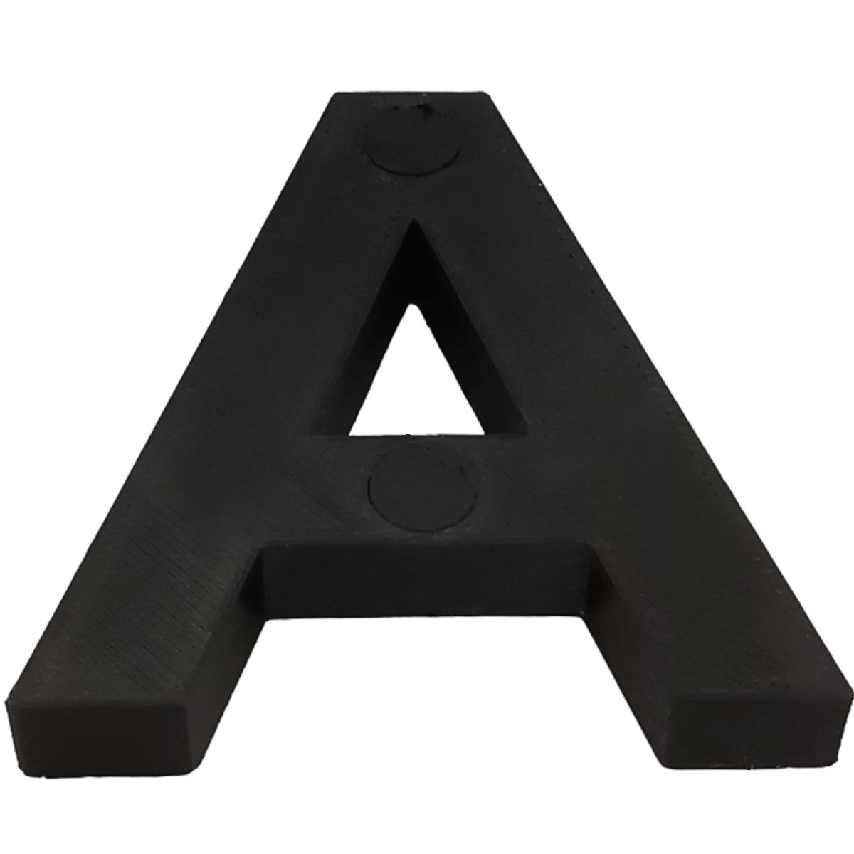 Foto 3 pulgar | Letras 3D Art Mxafb-001 1 Pieza Negro