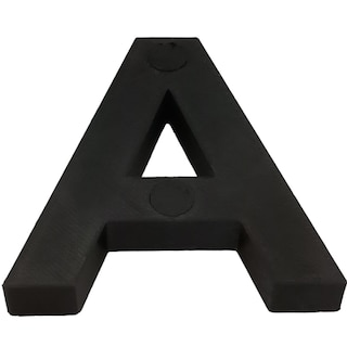 Foto 2 | Letras 3D Art Mxafb-001 1 Pieza Negro