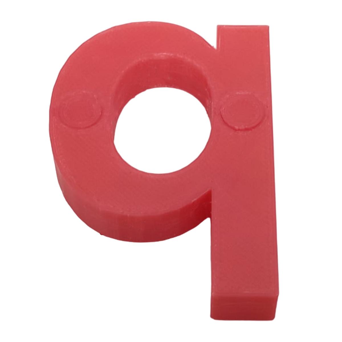 Foto 2 pulgar | Letras 3D Art Mxafd-119 1 Pieza Rojo