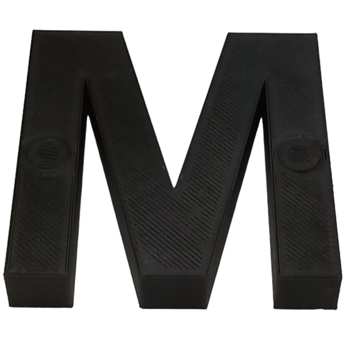 Foto 2 pulgar | Letra M 3D Art Negra
