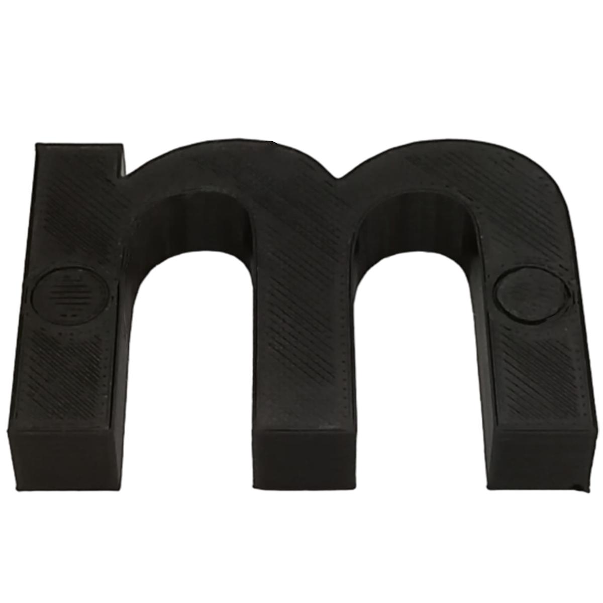 Foto 1 | Letra M 3D Art Negra