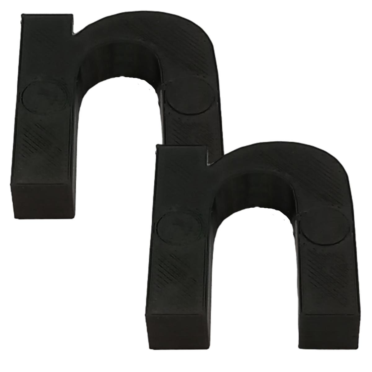 Foto 2 pulgar | Letra N 3D Art Negra 2 Piezas