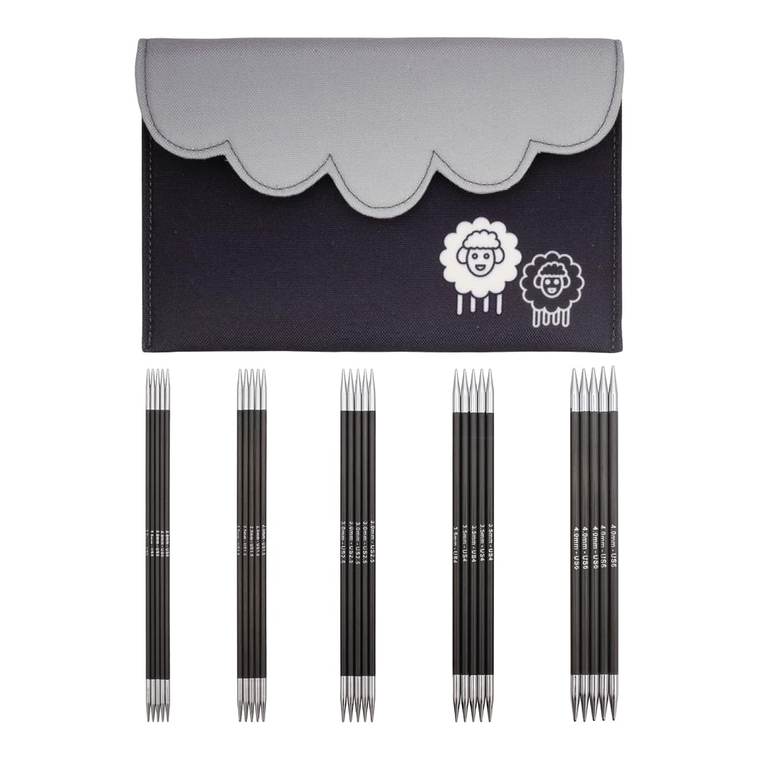 Foto 1 | Juego De Agujas De Doble Punta Knitpro Karbonz Starter 15 Cm - Venta Internacional.