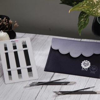 Foto 6 | Juego De Agujas De Doble Punta Knitpro Karbonz Starter 15 Cm - Venta Internacional.