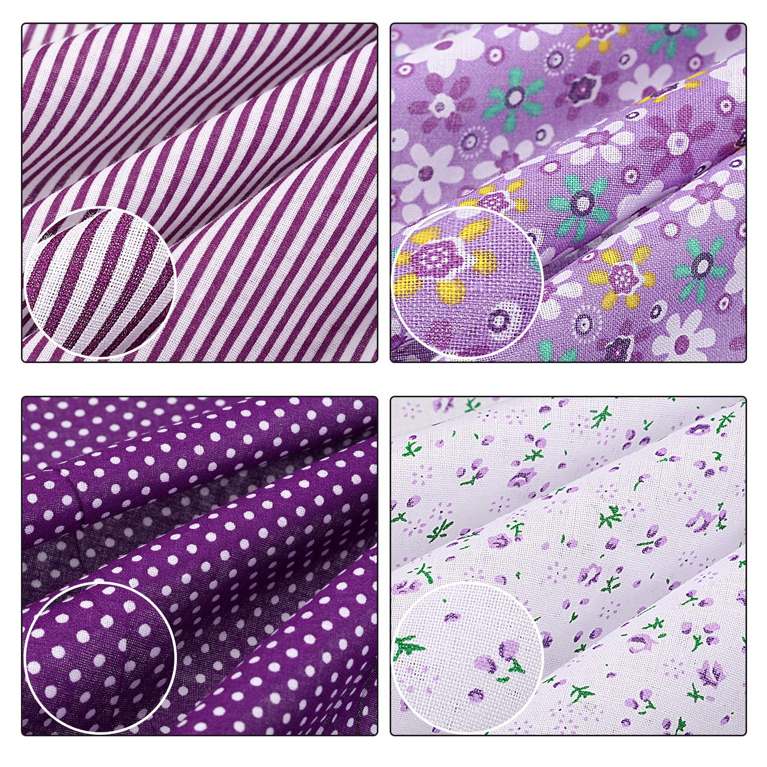 Foto 5 pulgar | Retazos de Tela Tipo Boao de 50 x 50 cm 10 Unidades - Venta Internacional