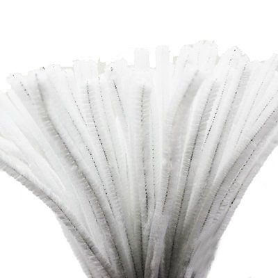 Foto 2 pulgar | Limpiapipas Carykon Super Fuzzy Chenille Stems (blanco) - Venta Internacional.