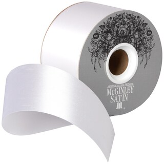 Foto 5 | Bobina De Acetato Satinado Ribbon Mcginley Mills De 2,5 Cm, Color Blanco, 50 M - Venta Internacional.