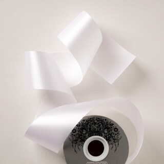 Foto 7 | Bobina De Acetato Satinado Ribbon Mcginley Mills De 2,5 Cm, Color Blanco, 50 M - Venta Internacional.