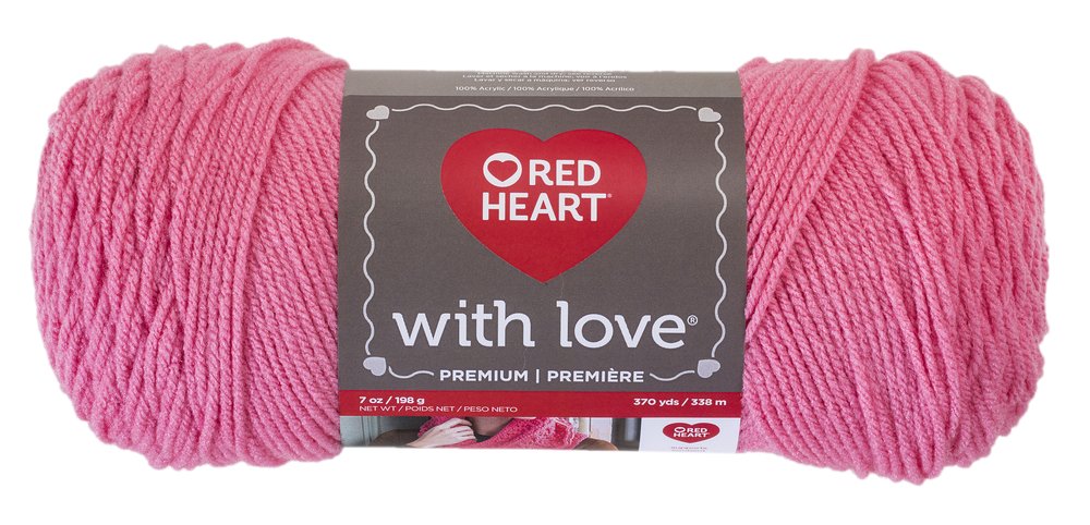 Foto 2 pulgar | Goma De Mascar Sólida Love Bubblegum De Yarn Red Heart E400.1704 - Venta Internacional.
