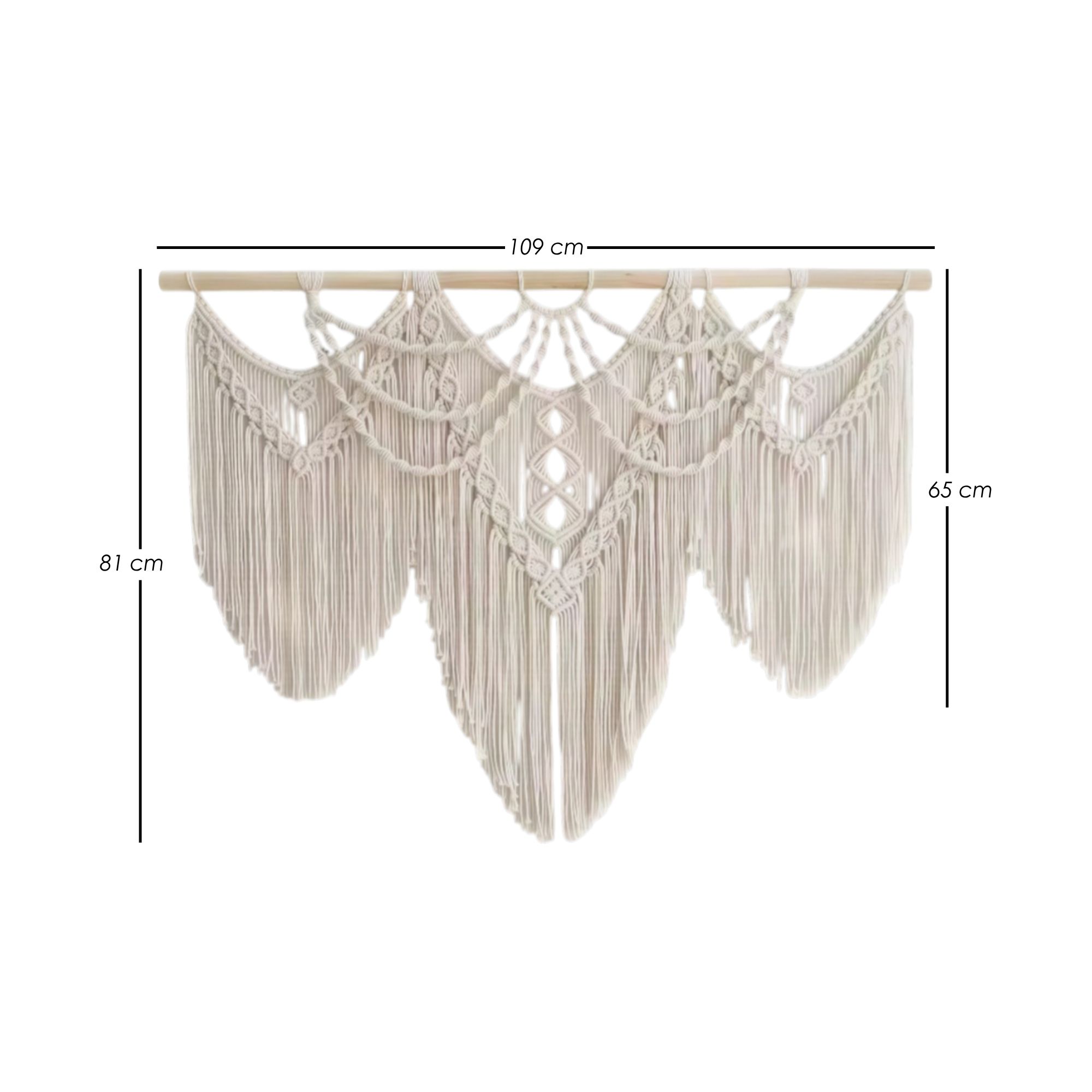 Foto 3 pulgar | Colgante de Pared Boho Beige