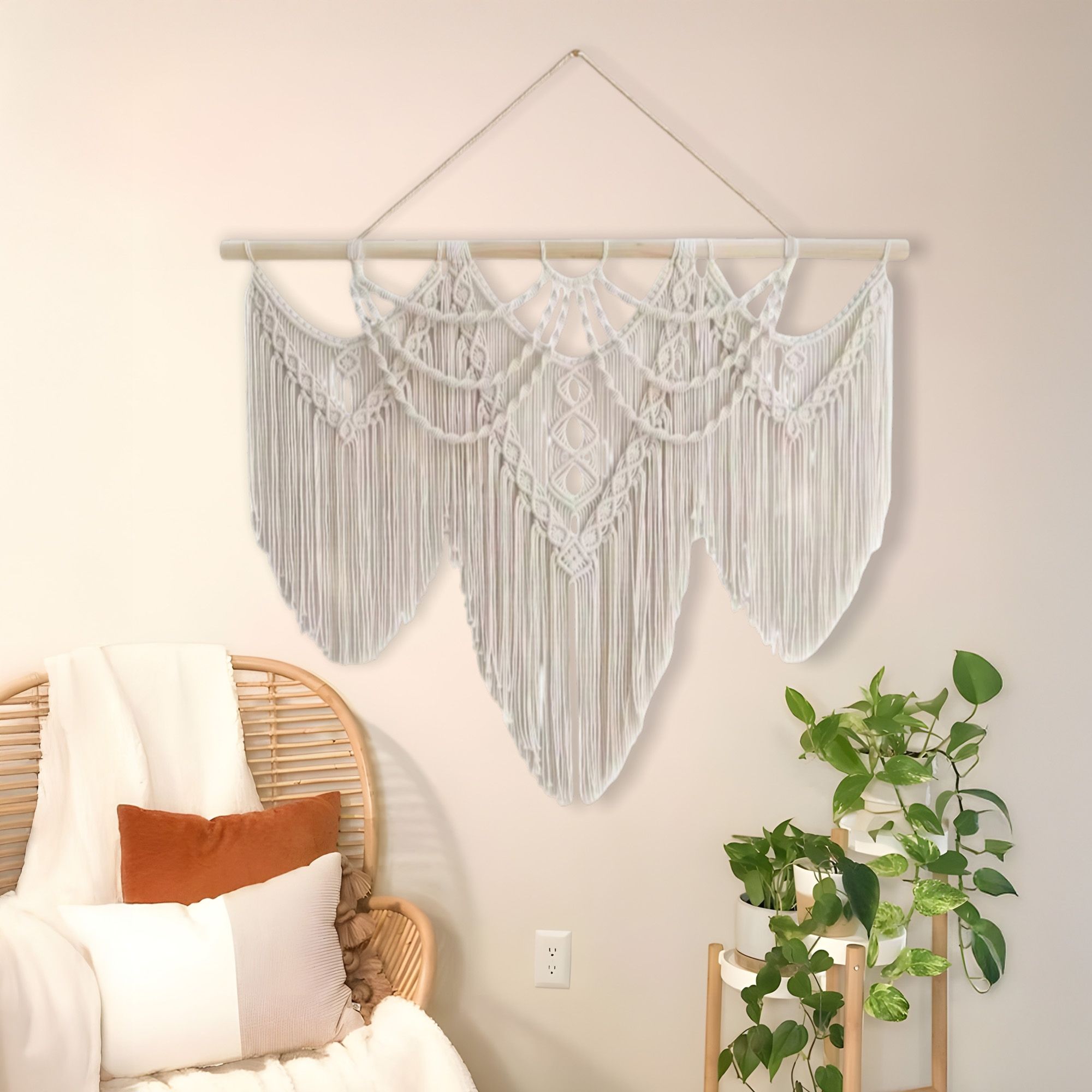 Foto 4 | Colgante de Pared Boho Beige