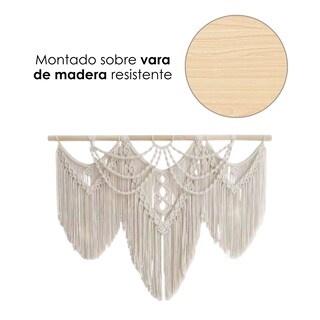 Foto 6 | Colgante de Pared Boho Beige