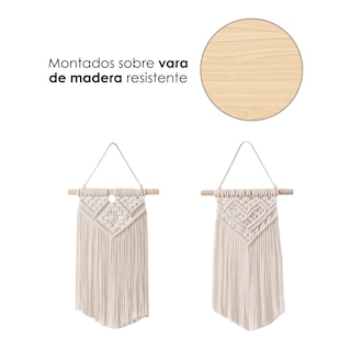 Foto 7 | Colgantes de Pared Boho 2 Piezas