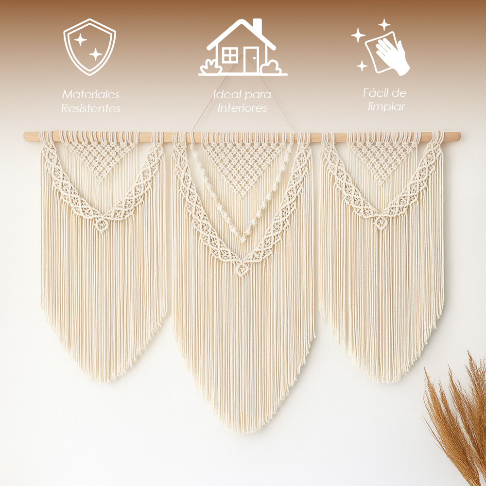 Foto 3 | Colgante de Pared Iliosinnova Beige