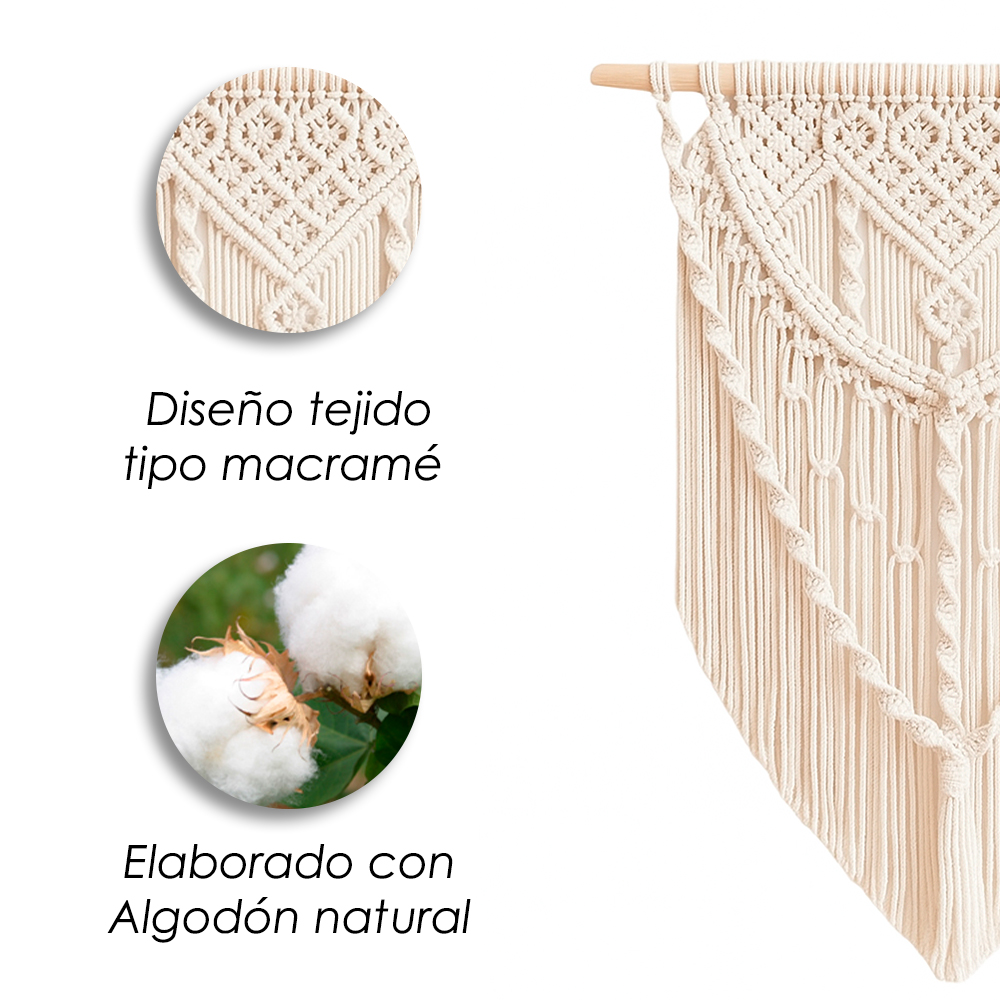 Foto 8 | Colgante de Pared Iliosinnova Beige