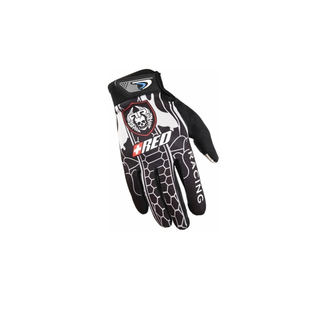 Guantes para Motociclista Touch Malubero color Negro $399