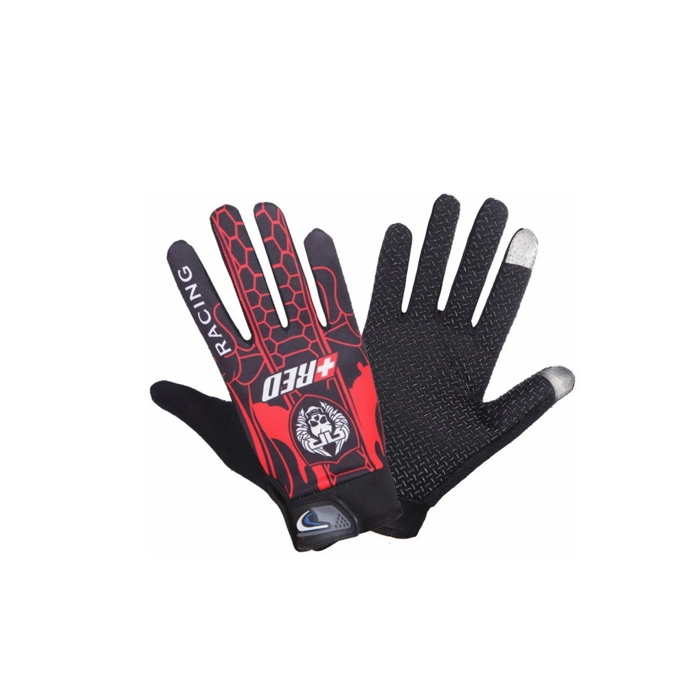 Guantes para Motociclista Touch Malubero color Rojo