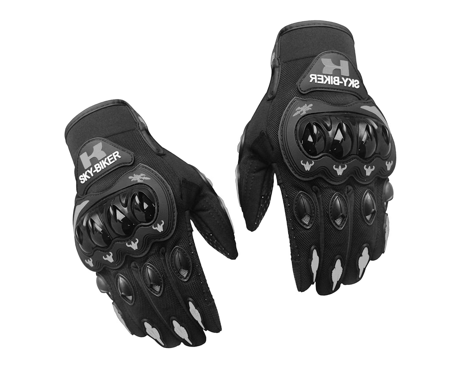 Foto 2 pulgar | Guantes para Motociclista BLUELANDER Guanteslg color Negro Antideslizante Cómodos para Hombre y Mujer Talla L