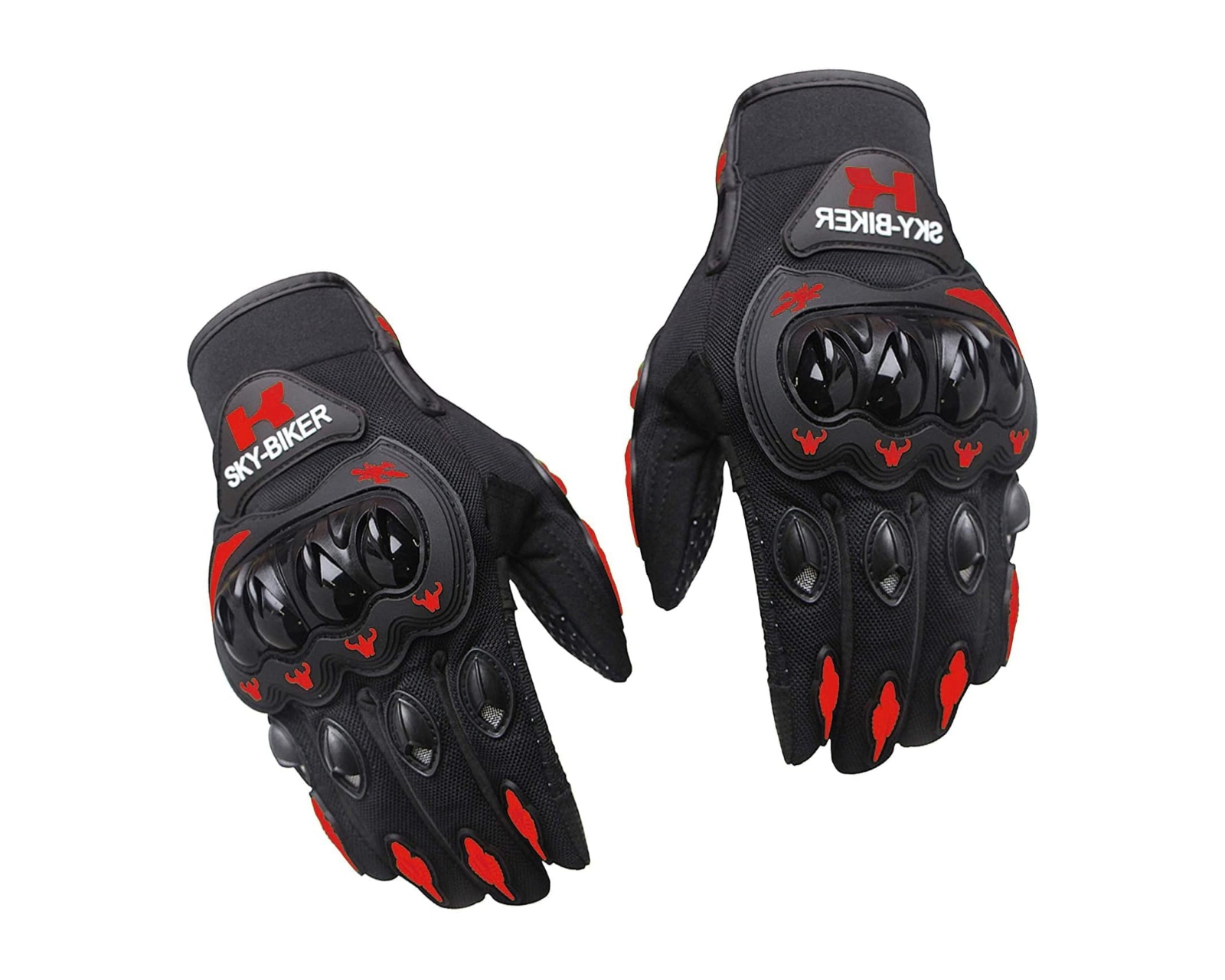 Foto 2 pulgar | Guantes Para Motociclista Color Rojo Antideslizante Cómodos Para Hombre Y Mujer Talla Xl