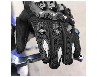 Foto 5 | Guantes para Motociclista BLUELANDER Guantesxlg color Negro Antideslizante Cómodos para Hombre y Mujer Talla XL