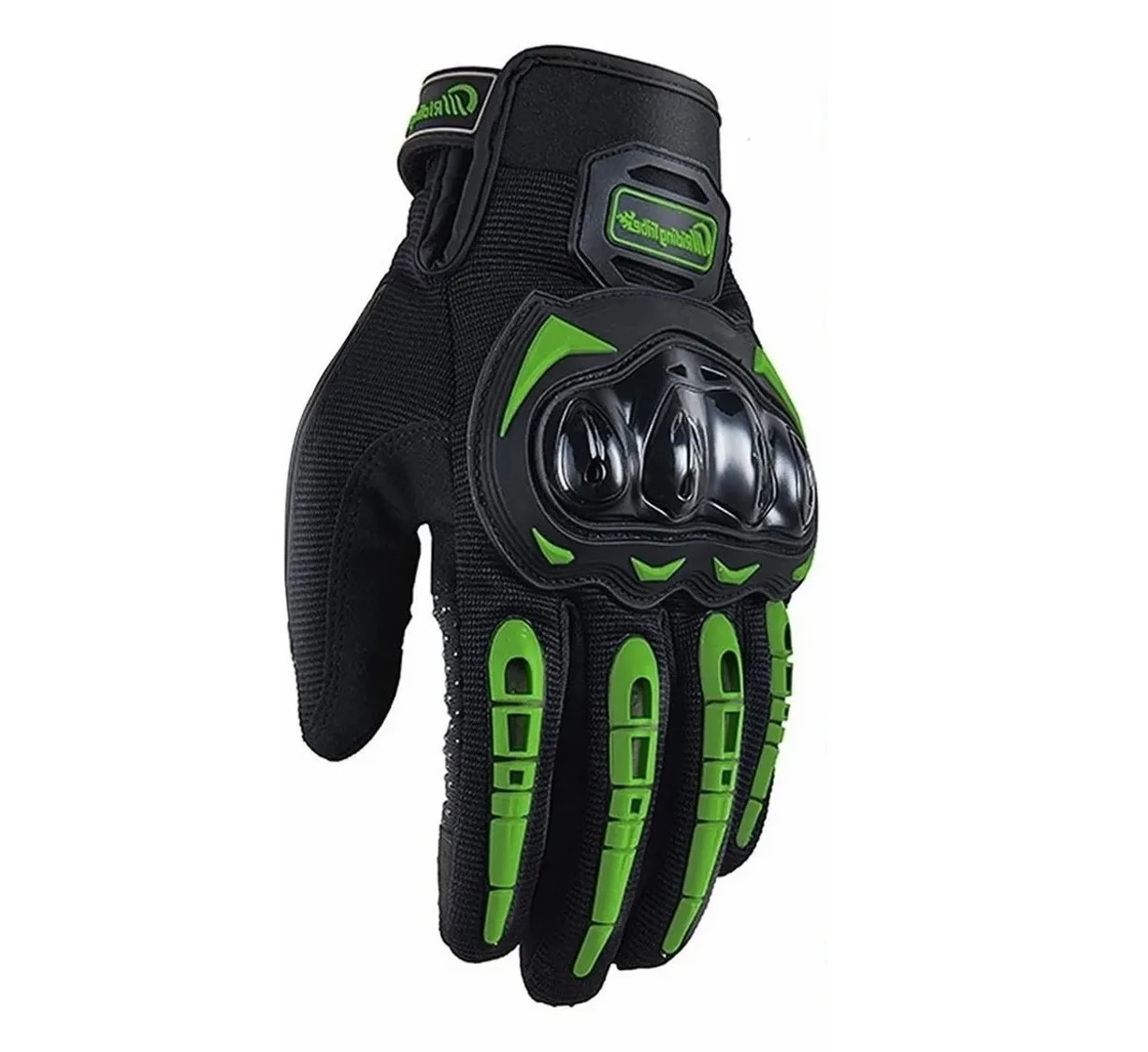 Foto 2 pulgar | Guantes de Protección Petukita Box color Verde para Motocicleta