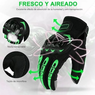 Foto 2 | Guantes Eo Safe Imports ESI-3993 color Verde con Protección Pantalla Táctil de Dedo XL
