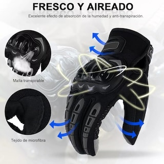 Foto 3 | Guantes Eo Safe Imports ESI-3986 color Negro con Protección Pantalla Táctil de Dedo XL