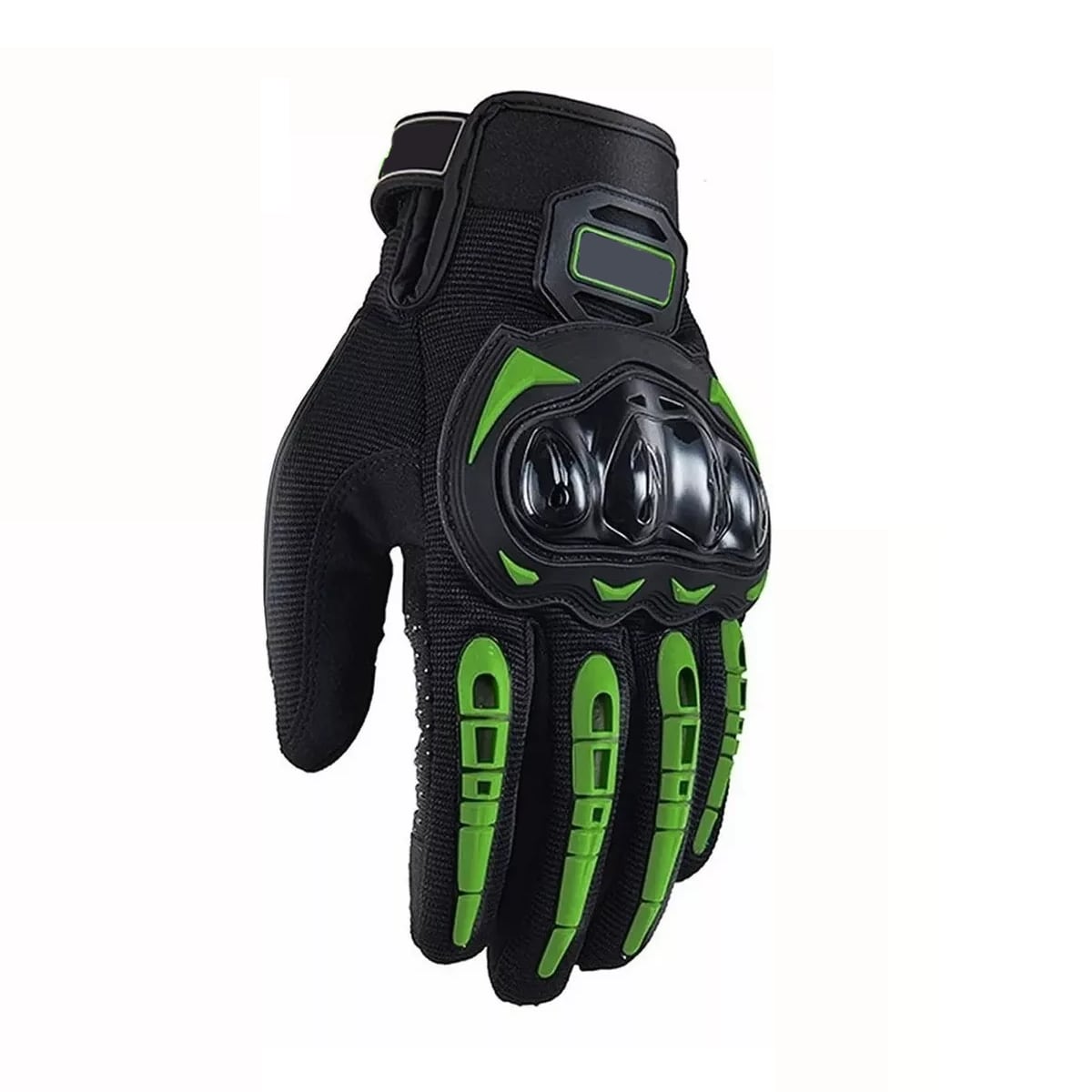 Guantes Eo Safe Imports ESI-3992 color Verde con Protección Pantalla Táctil de Dedo L $479