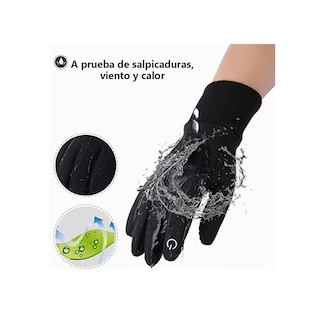 Foto 3 | Guantes de Moto Impermeables L Eo Safe Imports Esi-4010 color Negro