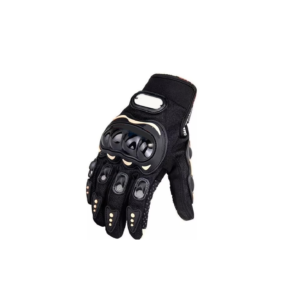 Guantes para Motociclista Antideslizantes L Eo Safe Imports Esi-4000 color Negro $569