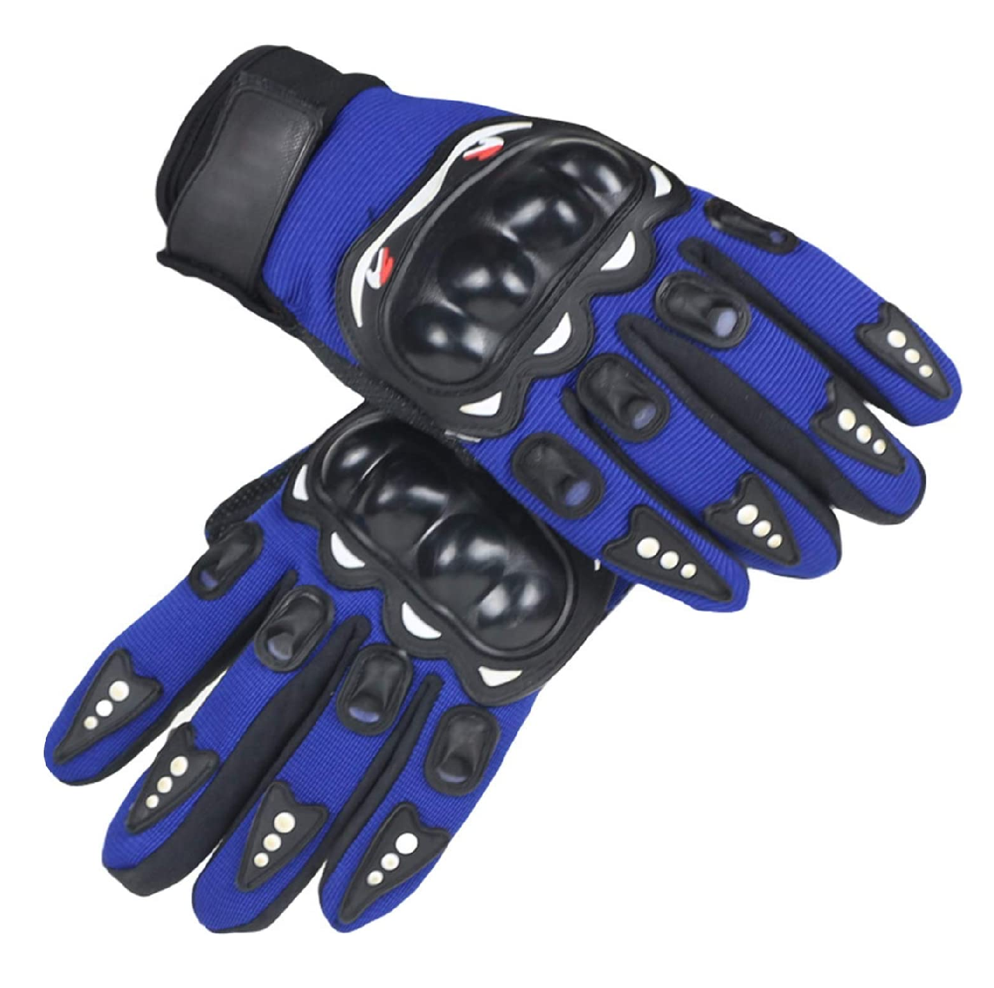 Guantes de Protección para Motociclista Unitalla Eo Safe Imports Esi-4011 color Azul