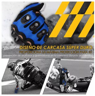 Foto 2 | Guantes para Motociclista Antideslizantes M Eo Safe Imports Esi-3999 color Negro