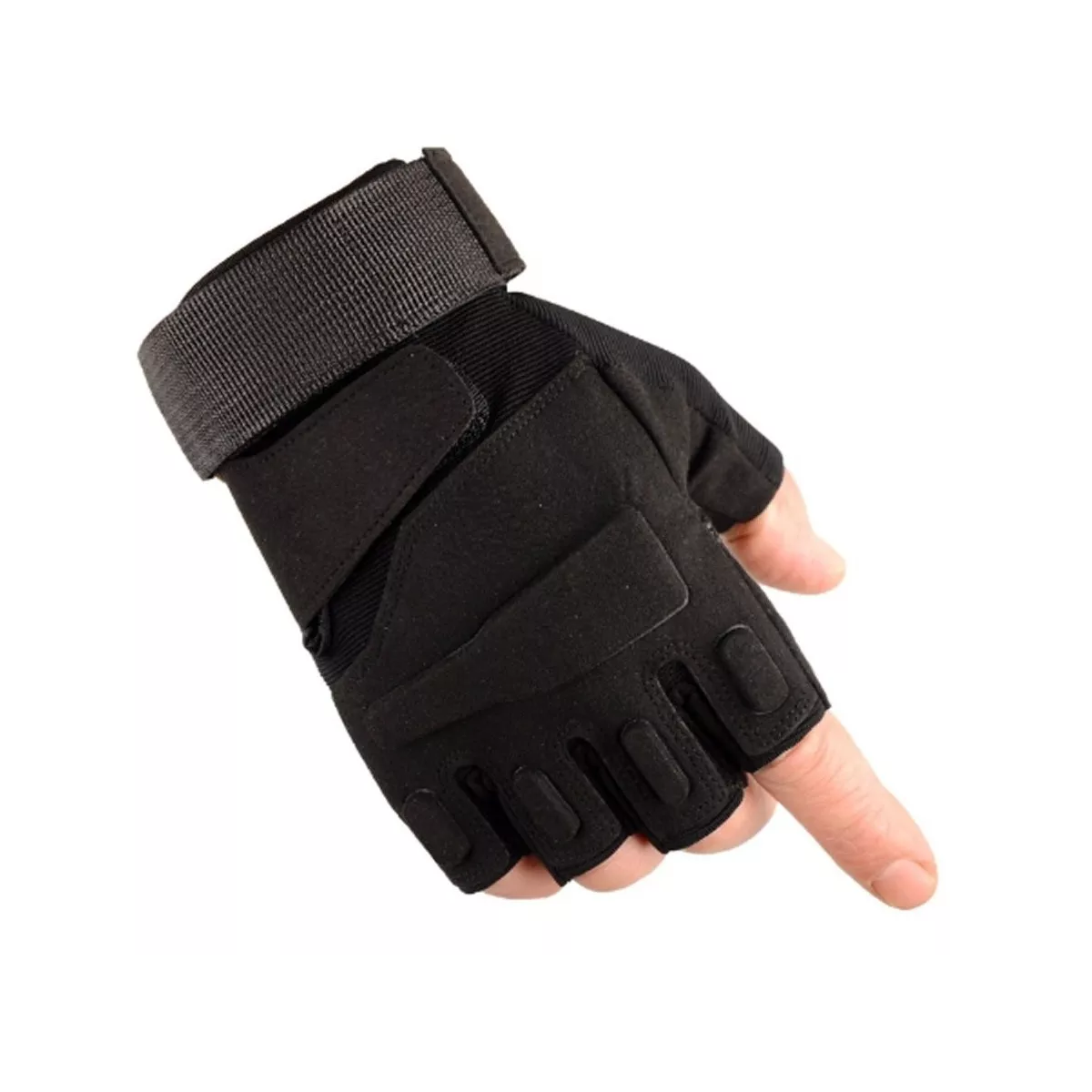 Foto 3 pulgar | Guantes de Medio Dedo Eo Safe Imports Esi-4038 color Negro