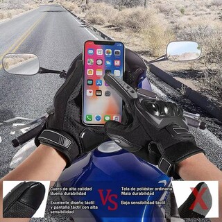 Foto 4 | Guantes de Protección Eo Safe Imports Esi-4568 color Negro para Motocicleta L