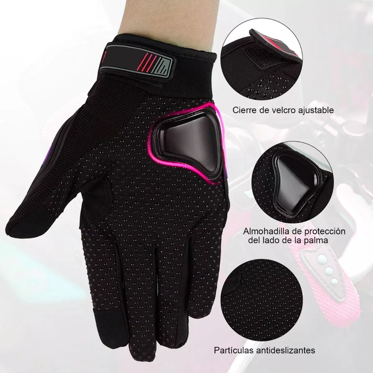 Foto 5 pulgar | Guantes De Protección Para Motocicleta L Eo Safe Imports Esi-4565 color Naranja