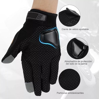 Foto 2 | Guantes Con Protección Anti Derrape Táctil L Eo Safe Imports Esi-4575 color Negro