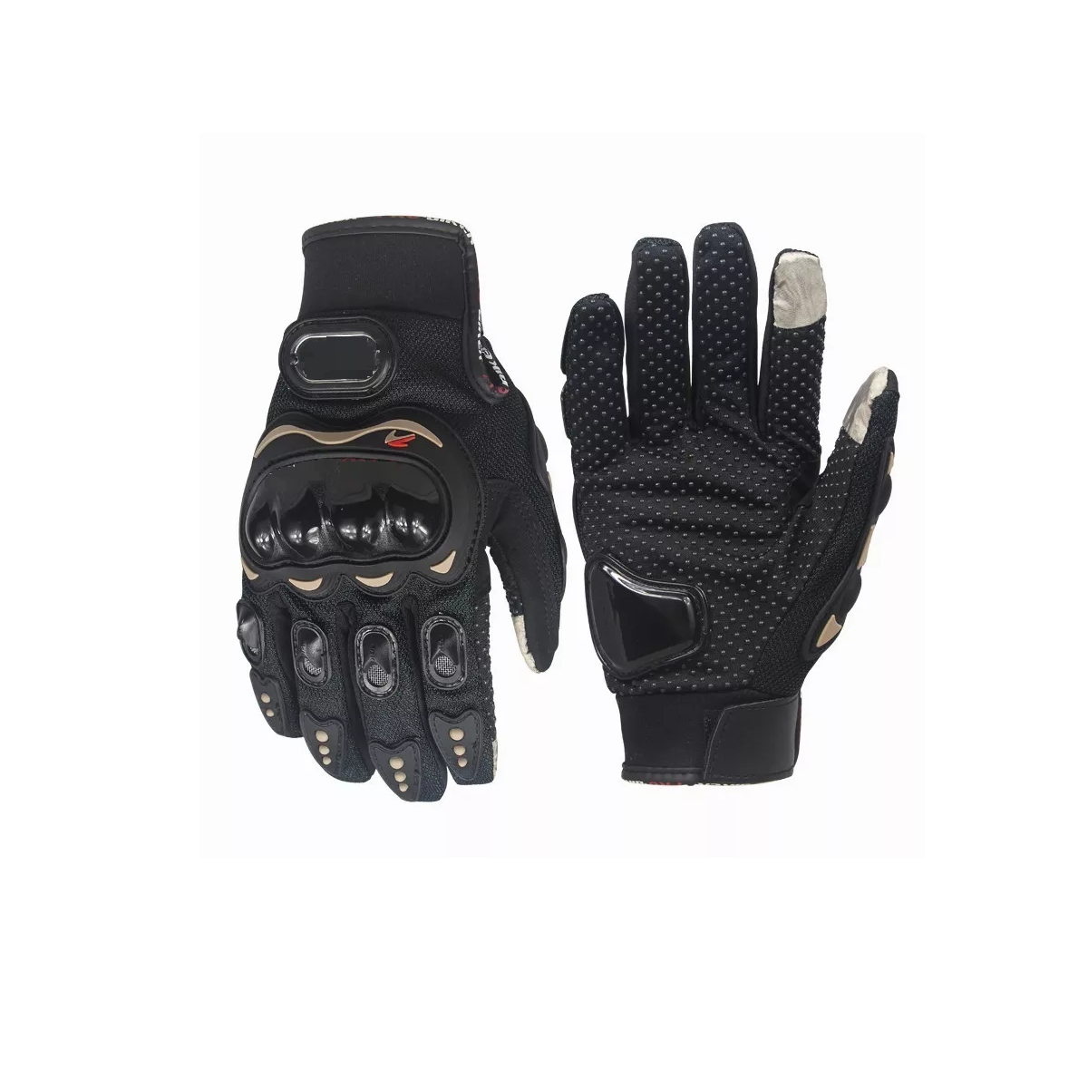 Foto 2 pulgar | Guantes con Protección Motociclista Eo Safe Imports Esi-7995 Negros