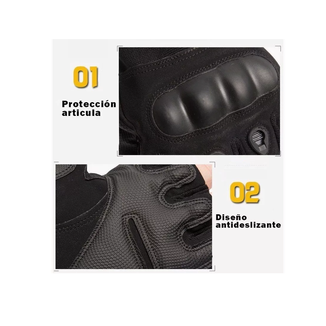Foto 3 pulgar | Guantes  para Motocicleta y Bicicleta Eo Safe Imports color Verde Medio Dedo