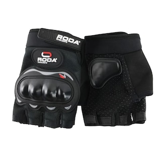 Foto 1 | Guantes para Motociclista Roda color Negro Medio Dedo