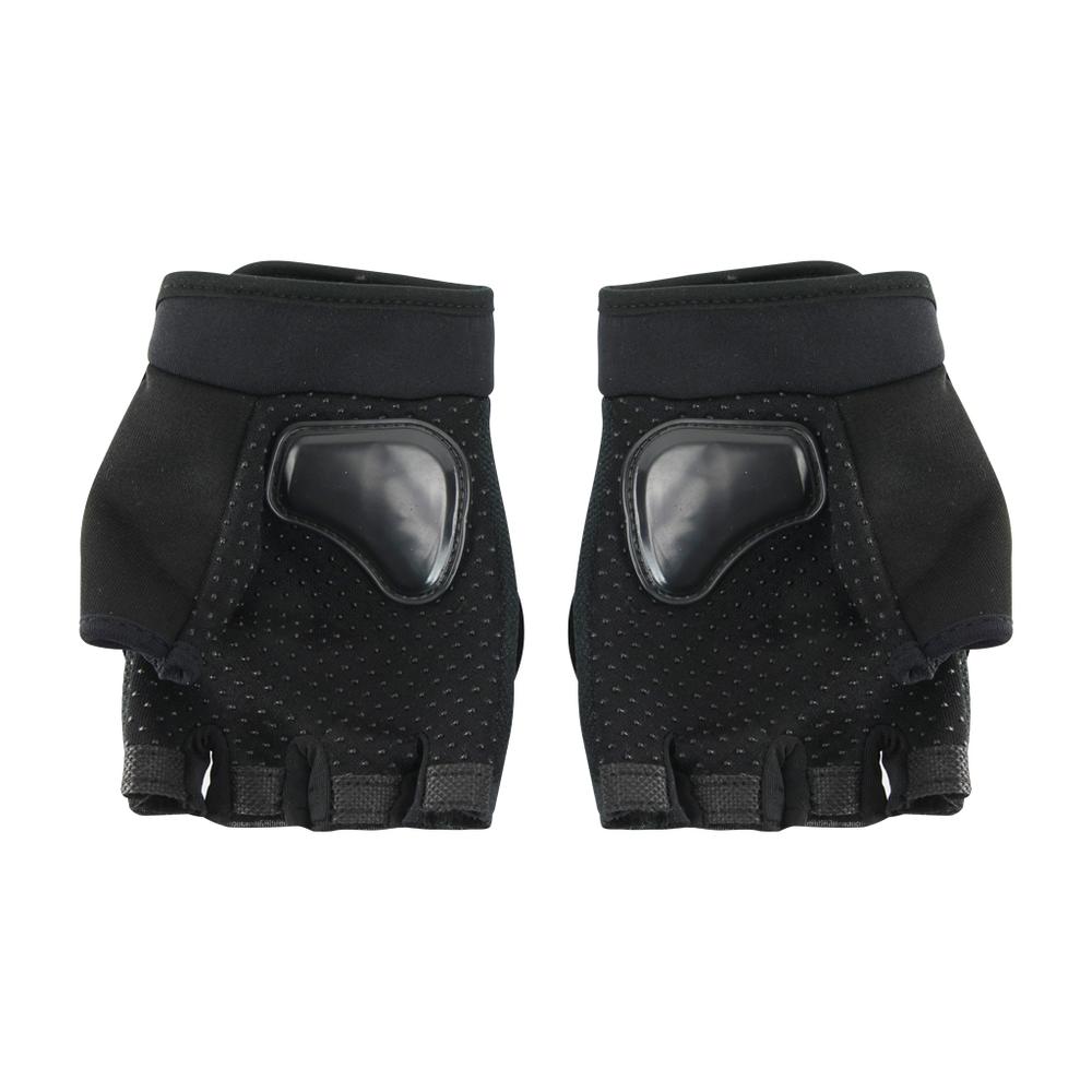Foto 4 pulgar | Guantes para Motociclista Roda color Negro Medio Dedo