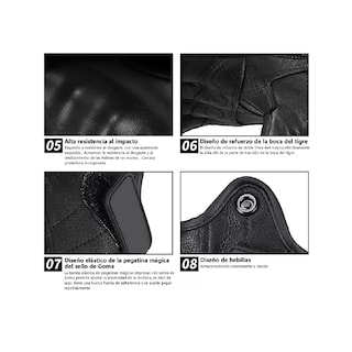 Foto 3 | Guantes para Motociclista Eo Safe Imports Esi-10085 Negro Aptos para Pantalla Táctil Talla L