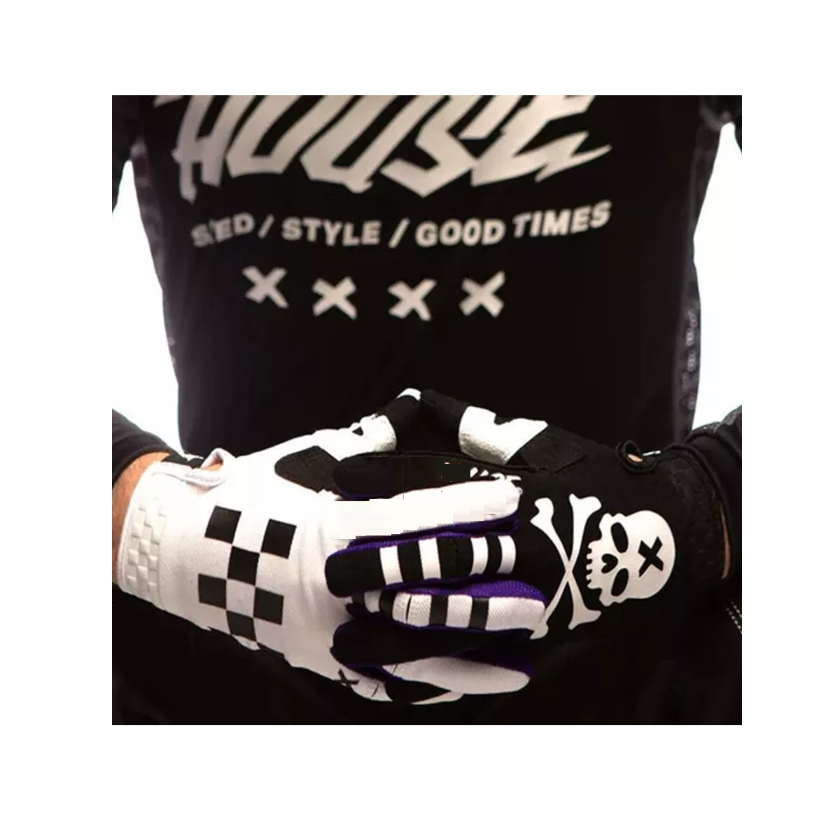Foto 4 pulgar | Guantes para Motocross Resistentes Eo Safe Imports