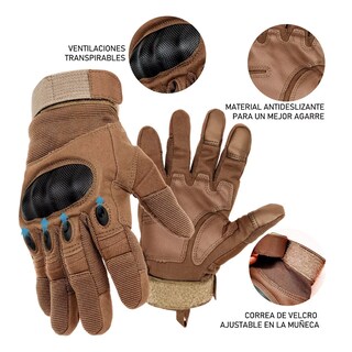 Foto 3 | Guantes Tácticos Militares de Moto Eo Safe Imports Esi-10672 Beige