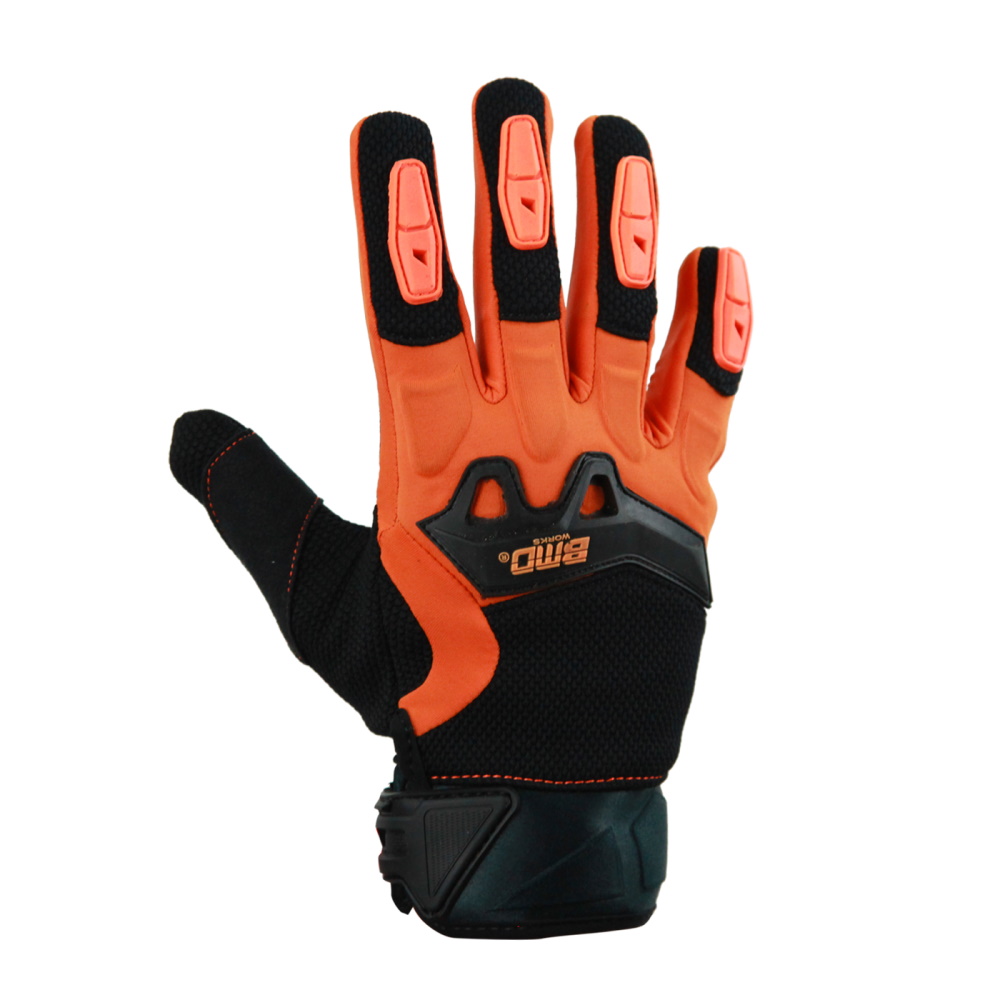 Guantes Benotto Motorcycle Division Naranjas para Motociclista