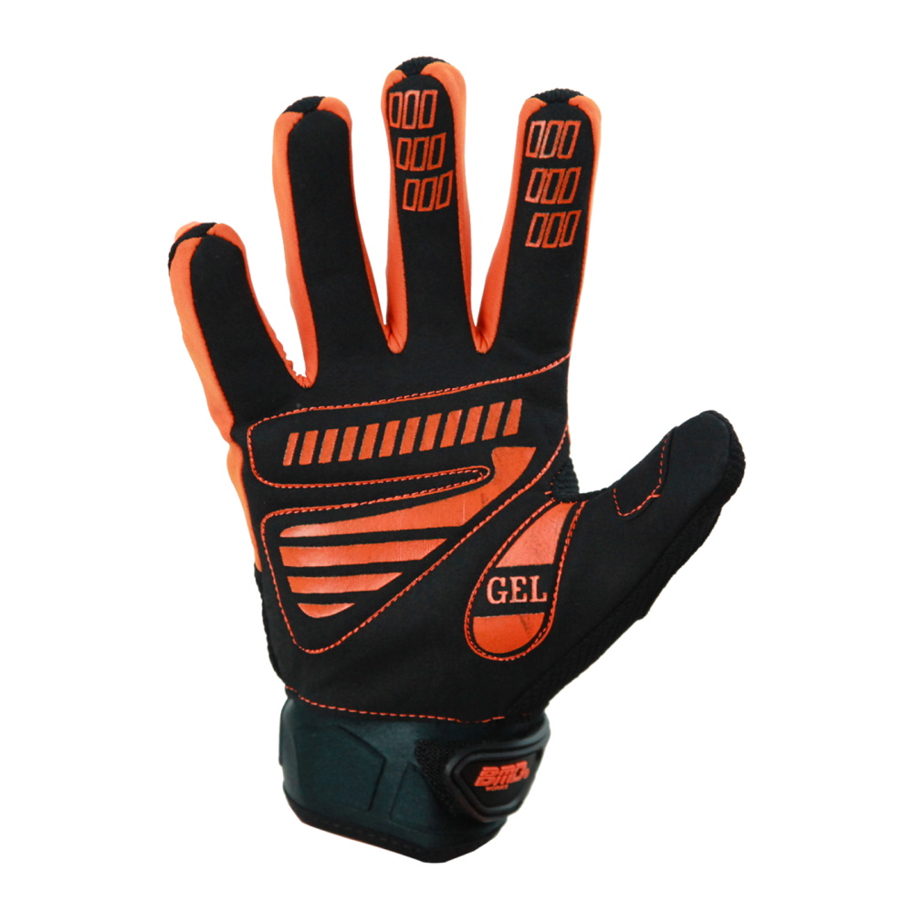Foto 3 pulgar | Guantes Benotto Motorcycle Division Naranjas para Motociclista