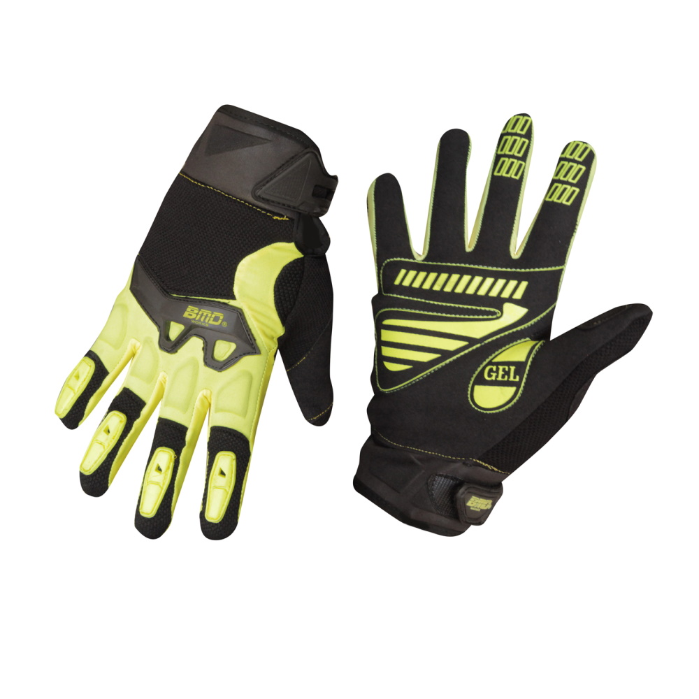 Foto 2 pulgar | Guantes para Motociclista Benotto Textil Completo MS-2018-03 BMD Amarillos